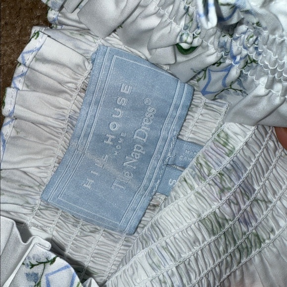 Hill House White and Blue Floral Nap Dress - Picture 2 of 3